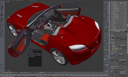 Blender (โปรแกรม Blender ออกแบบ 3 มิติ 3D Animation ใช้ฟรี) : 
