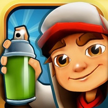Subway Surfers (App เกมส์สเก็ตบอร์ด) : 