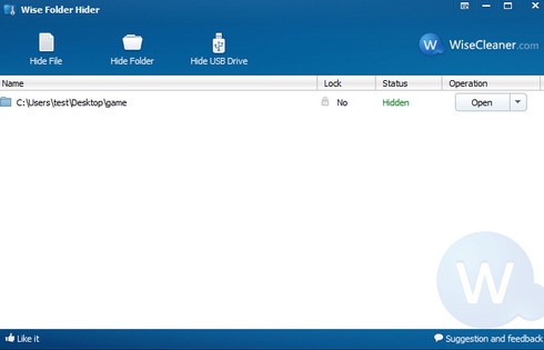 โปรแกรมซ่อนไฟล์ Wise Folder Hider โปรแกรมซ่อนไฟล์ Wise Folder Hider