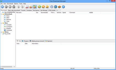 Free Download Manager (โปรแกรม Free DL Manager ช่วยดาว์โหลดไฟล์ บน PC ฟรี) : 