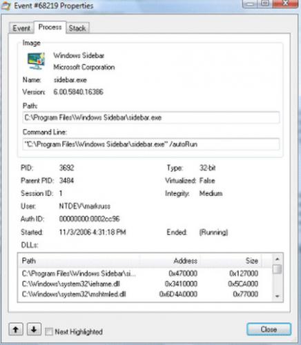 โปรแกรมดูโปรเซส ไฟล์รีจิสทรี Process Monitor