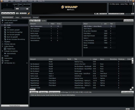 โปรแกรมฟังเพลง Winamp