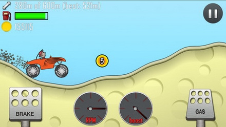 เกมส์ขับรถวิบากไต่เขา Hill Climb Racing