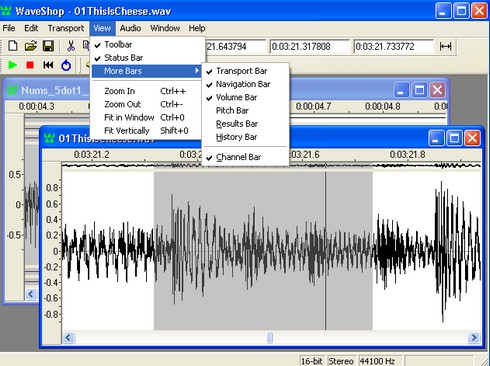 โปรแกรมตัดต่อเสียง โปรแกรมตัดต่อเสียง
