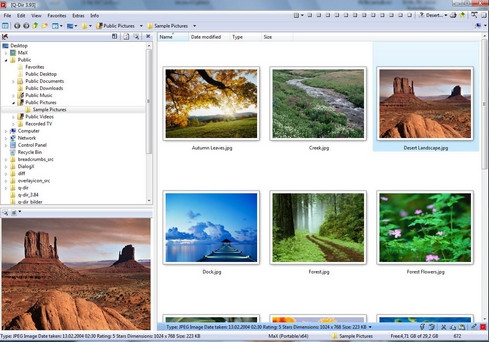 โปรแกรมจัดการไฟล์ Q-Dir โปรแกรมจัดการไฟล์ Q-Dir