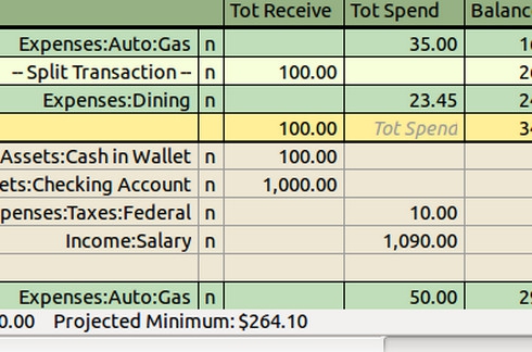โปรแกรมบัญชีรายรับรายจ่าย GnuCash โปรแกรมบัญชีรายรับรายจ่าย GnuCash