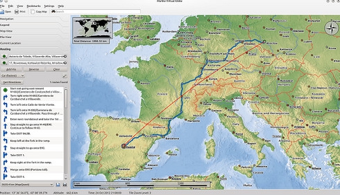 โปรแกรมแผนที่ ภูมิศาสตร์ Marble โปรแกรมแผนที่ ภูมิศาสตร์ Marble