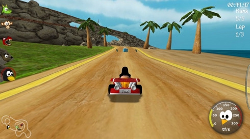 SuperTuxKart (เกมแข่งรถวิบาก เหมือน เกมแข่งรถ MarioKart) : 