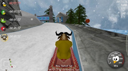 SuperTuxKart (เกมแข่งรถวิบาก เหมือน เกมแข่งรถ MarioKart) : 