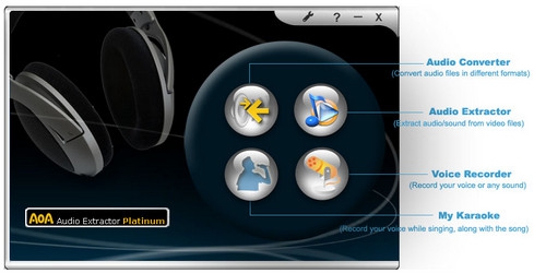 โปรแกรมแยกเสียง AoA Audio Extractor โปรแกรมแยกเสียง AoA Audio Extractor