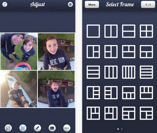 App ทำกรอบรูป Pic Frame Free