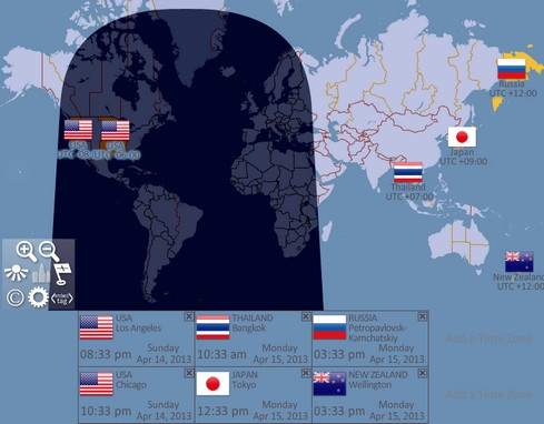 โปรแกรมนาฬิกา ดูเวลาโลก World Clock โปรแกรมนาฬิกา ดูเวลาโลก World Clock