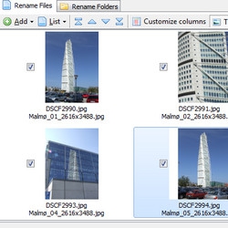 โปรแกรมเปลี่ยนชื่อไฟล์ Advanced Renamer