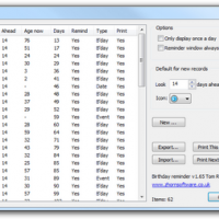 Birthday Reminder (โปรแกรมเตือนความจำ วันเกิดเพื่อน)