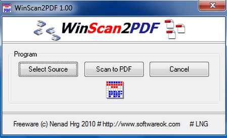 แปลงไฟล์เป็น PDFโปรแกรม WinScan2PDF แปลงไฟล์เป็น PDFโปรแกรม WinScan2PDF