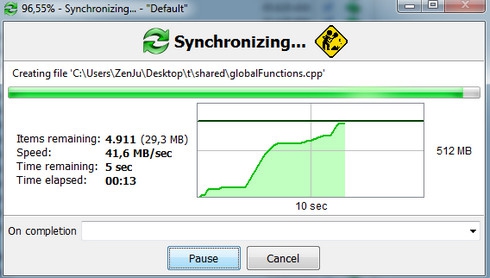 โปรแกรมซิงค์ข้อมูลไฟล์ FreeFileSync โปรแกรมซิงค์ข้อมูลไฟล์ FreeFileSync