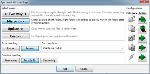 โปรแกรมซิงค์ข้อมูลไฟล์ FreeFileSync โปรแกรมซิงค์ข้อมูลไฟล์ FreeFileSync