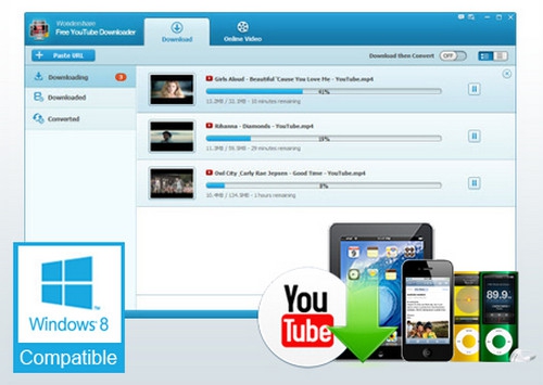 โหลดโปรแกรม Free Youtube Downloader