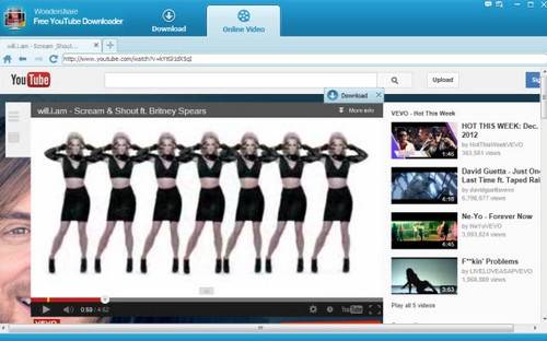 ดาวน์โหลดคลิป Youtube