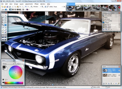 Paint.NET (โปรแกรม Paint.NET ตกแต่งรูปภาพ ลูกเล่นเพียบ) : 