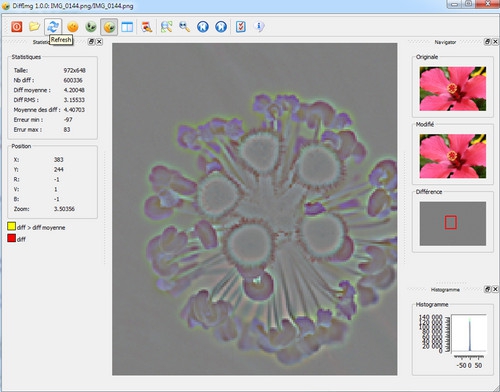 DiffImg (โปรแกรม DiffImg เปรียบเทียบรูปภาพ ฟรี) : 