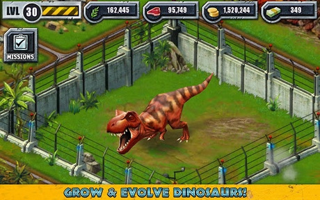 เกมส์สร้างสวนสัตว์ Jurassic Park เกมส์สร้างสวนสัตว์ Jurassic Park