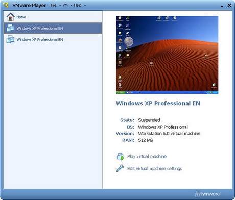 ดาวน์โหลด VMware Player โปรแกรมจำลอง Windows