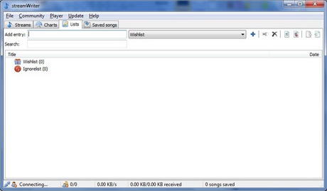โปรแกรมอัดบันทึกเสียง streamWriter