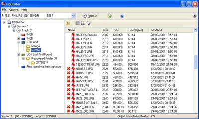 โปรแกรม กู้ข้อมูล IsoBuster โปรแกรม กู้ข้อมูล IsoBuster