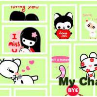 My Chat Sticker 2 (App โหลดสติ๊กเกอร์ฟรี 500 แบบ ทุกแอป)