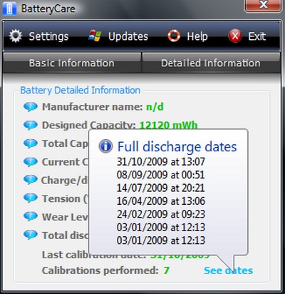 โปรแกรมตรวจเช็ค แบตเตอรี่ Notebook