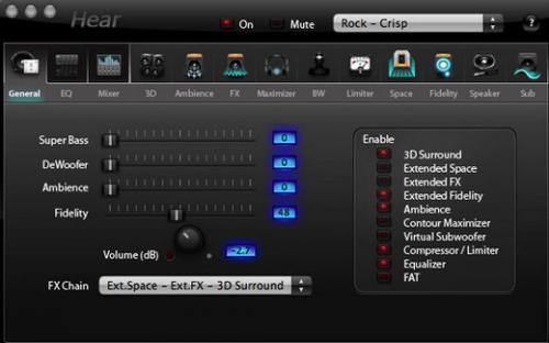 โปรแกรมปรับเสียง Hear