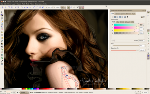 โปรแกรมแต่งภาพ Inkscape โปรแกรมแต่งภาพ Inkscape