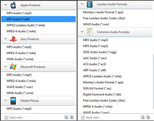 โปรแกรมแปลงไฟล์เสียง Any Audio Converter