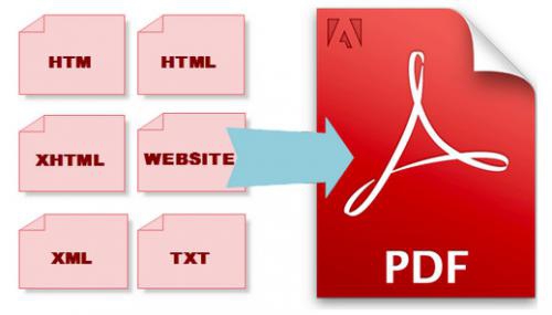 โปรแกรมแปลงไฟล์ HTML เป็น PDF