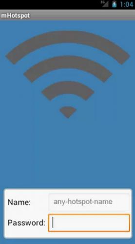 แอปแชร์เน็ต mHotspot (Free Hotspot app)