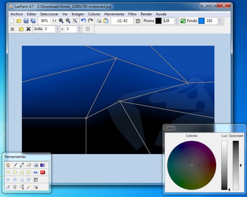 โปรแกรมแต่งภาพ LazPaint โปรแกรมแต่งภาพ LazPaint