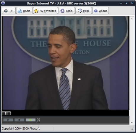 โปรแกรมดูทีวีผ่านเน็ต