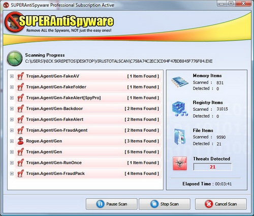 ดาวน์โหลด SUPERAntiSpyware ดาวน์โหลด SUPERAntiSpyware