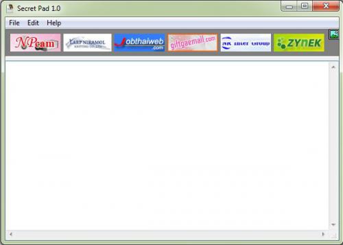 โปรแกรมเข้ารหัสข้อความ Secret Pad