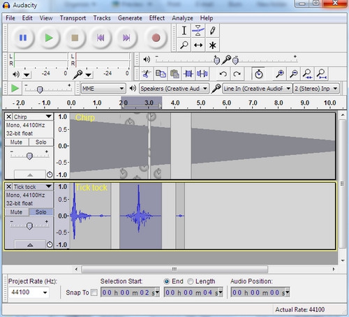 โปรแกรมทําสปอตโฆษณา Audacity