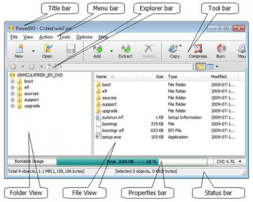PowerISO โปรแกรมเปิดไฟล์ ISO PowerISO โปรแกรมเปิดไฟล์ ISO