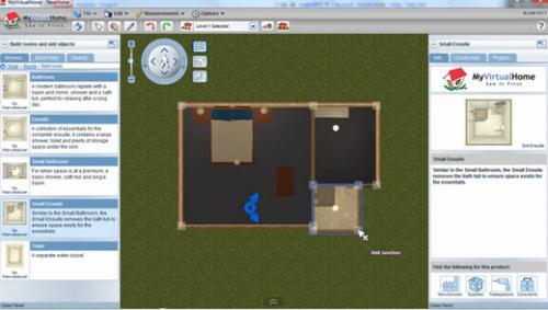 โปรแกรมออกแบบบ้าน MyVirtualHome โปรแกรมออกแบบบ้าน MyVirtualHome