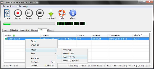 โปรแกรมอัดเสียง Sound Recorder Free โปรแกรมอัดเสียง Sound Recorder Free