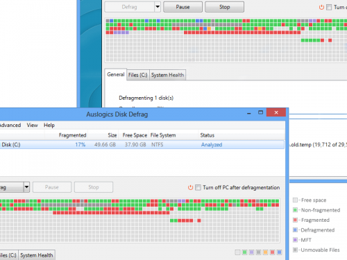 Auslogics Disk Defrag (โปรแกรม Defragment จัดเรียงไฟล์ เรียงข้อมูลบน HDD) : Auslogics Disk Defrag (โปรแกรม Defragment จัดเรียงไฟล์ เรียงข้อมูลบน HDD) :