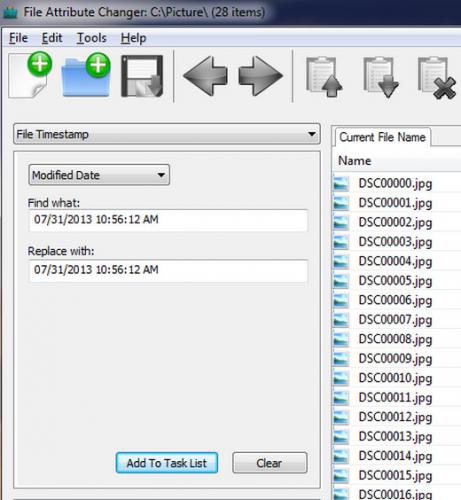 โปรแกรมเปลี่ยนข้อมูลไฟล์ File Attribute Changer โปรแกรมเปลี่ยนข้อมูลไฟล์ File Attribute Changer