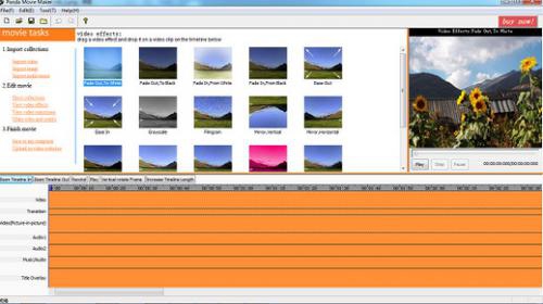 โปรแกรมสร้างวิดีโอ Panda Movie Maker