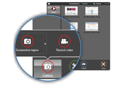 โปรแกรมจับภาพหน้าจอ ScreenPresso