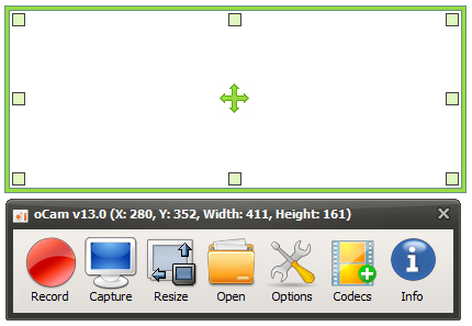 oCam (โปรแกรม oCam บันทึกวิดีโอหน้าจอ ใช้ฟรี) : 