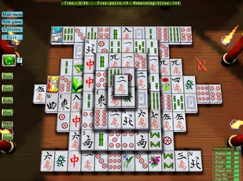 เกมส์ไพ่ 3D Magic Mahjongg เกมส์ไพ่ 3D Magic Mahjongg